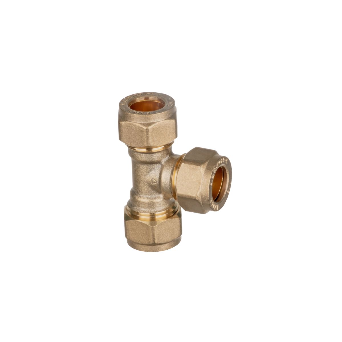 Easi Plumb Brass Compression Equal Tee (Dia) 15mm x 15mm x 15mm