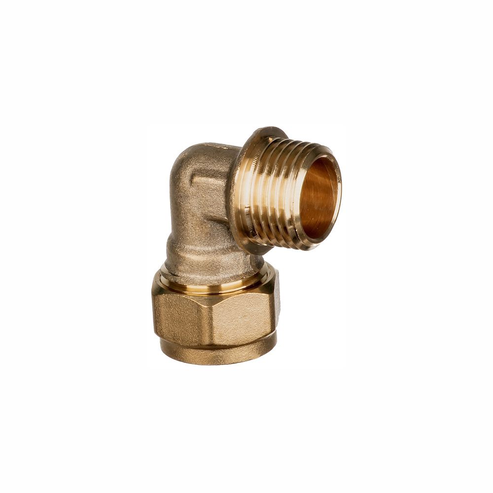 Easi Plumb Brass Compression Fittings Compression 90° Equal Knuckle Pipe elbow (Dia)27.4mm