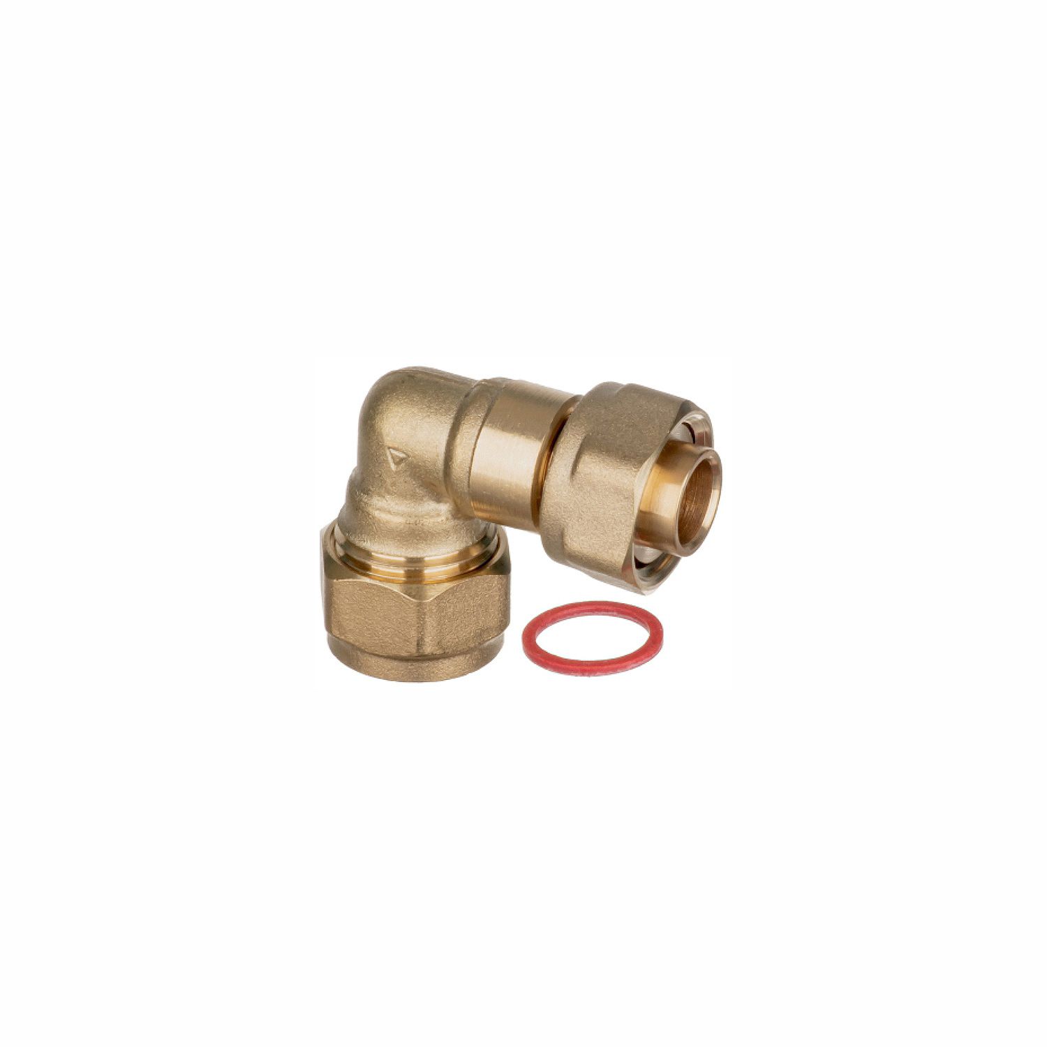 Easi Plumb Brass Compression Fittings Compression 90° Equal Swivel Pipe elbow (Dia)12.7mm