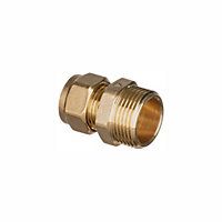 Easi Plumb Brass Fittings Compression Straight Reducing Coupler (Dia)19.05mm