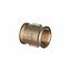 Easi Plumb Brass Fittings Female Compression Straight Equal Coupler x 1"