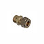 Easi Plumb Brass Fittings Male Compression Straight Reducing Coupler (Dia)10mm x ⅜"