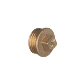 Easi Plumb Brass Round Compression Blanking plug (Dia)14.7mm ½"