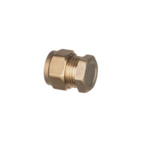 Easi Plumb Brass Round Compression Stop end (Dia)14.7mm ½"