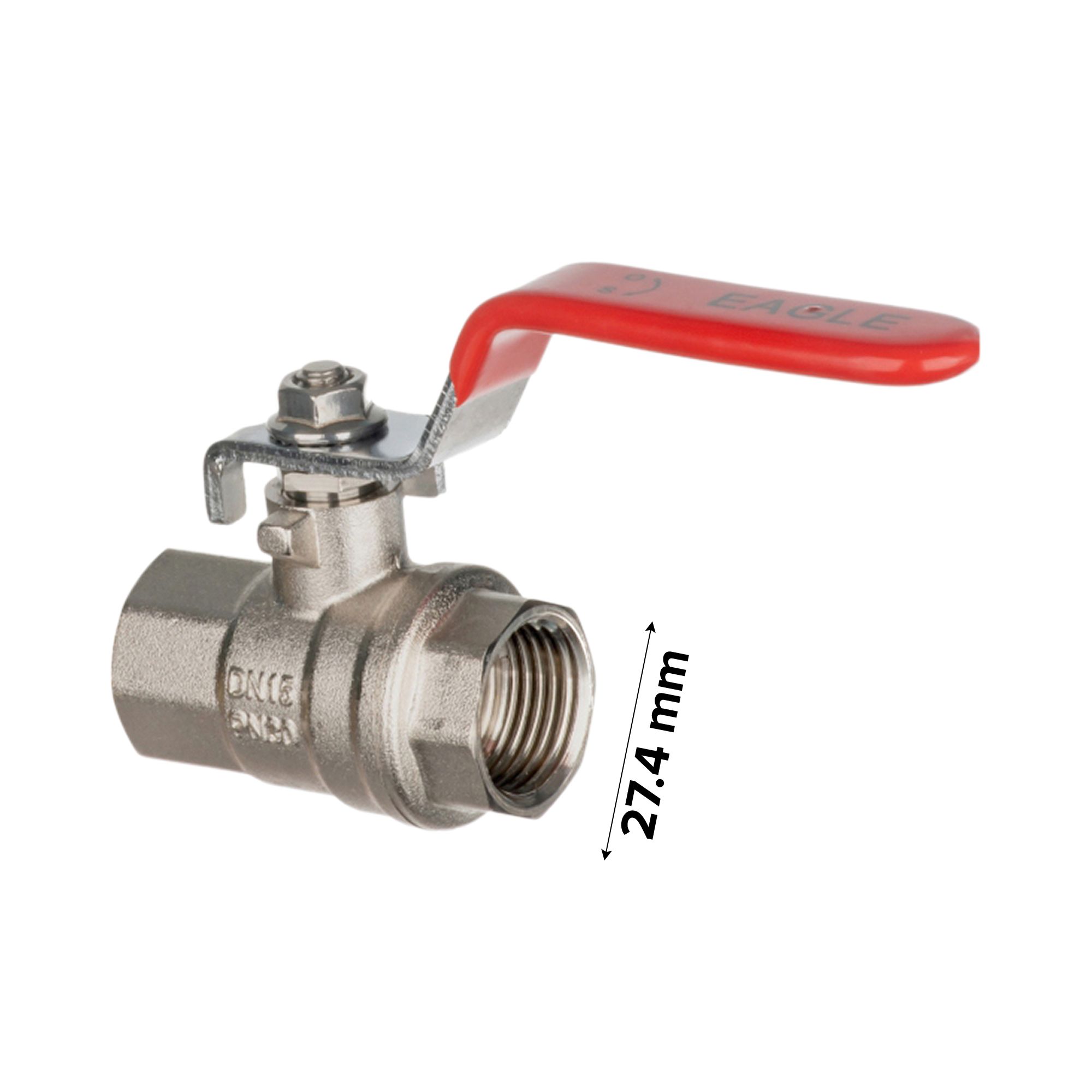 Easi Plumb British standard pipe parallel (BSPP) female Ball Valve EP1BV (Dia)1" 1"