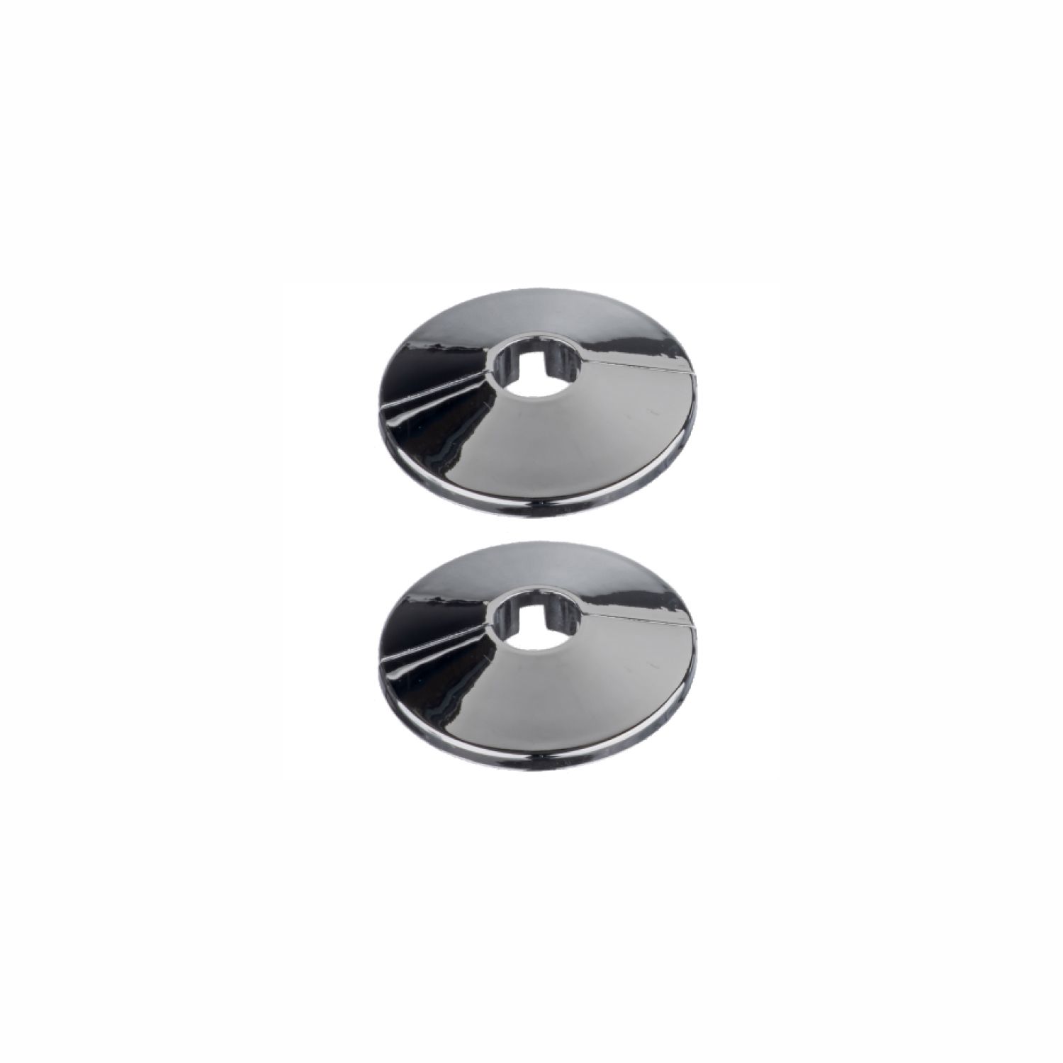 Easi Plumb Chrome effect Pipe hole cover (Dia)13mm, Pack of 2 DIY at B&Q