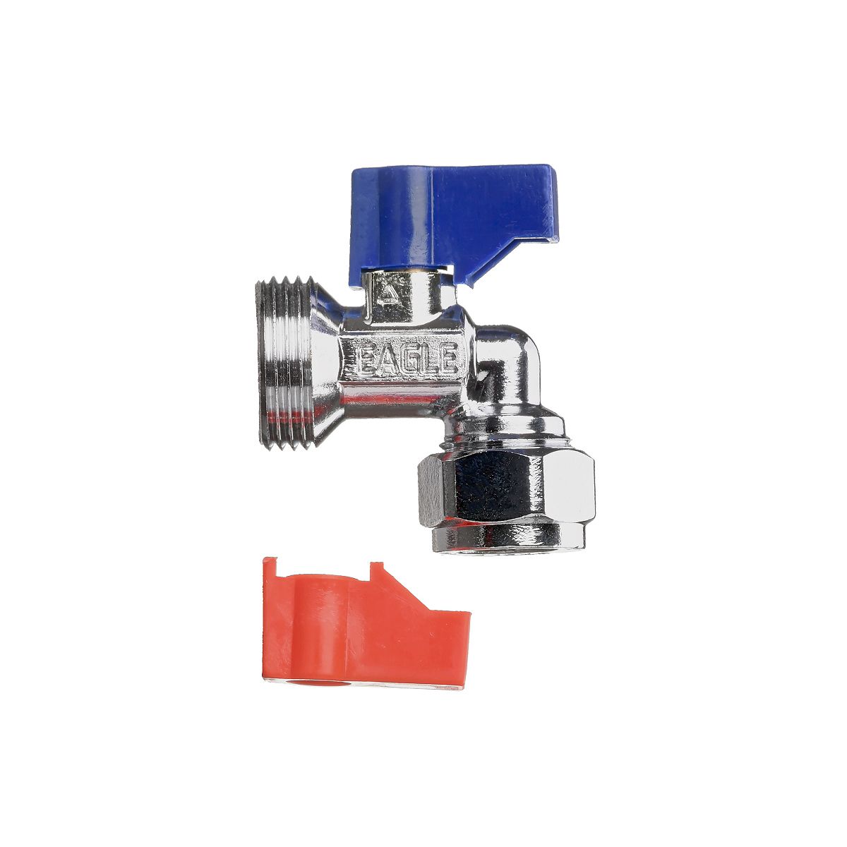 Easi Plumb Compression Angled Washing machine Valve (Dia)14.7mm x ¾