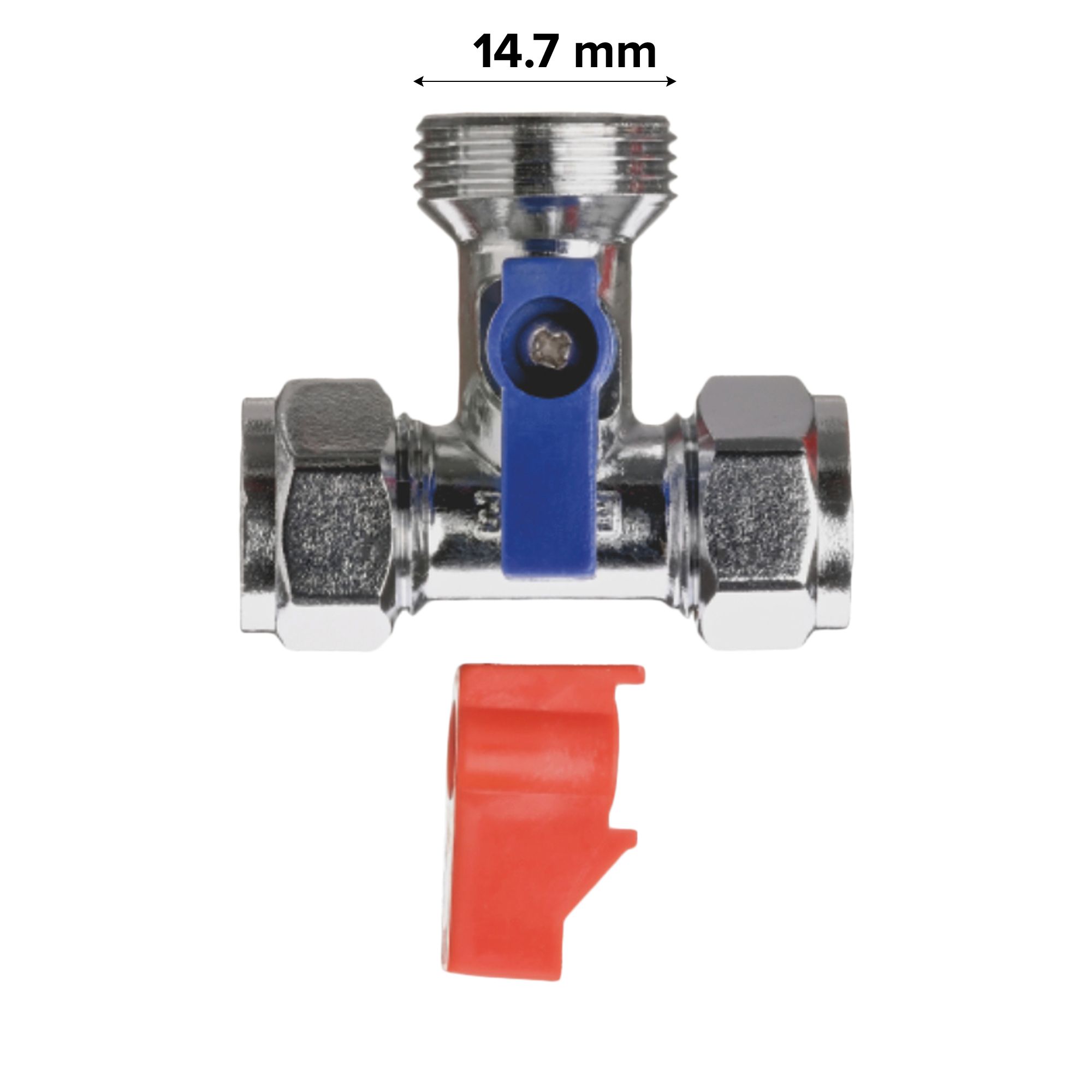 Easi Plumb Compression Valve (Dia)14.7mm x ½"