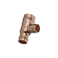 Easi Plumb Copper Solder ring Reducing Tee (Dia) 27.4mm x 21mm x 21mm