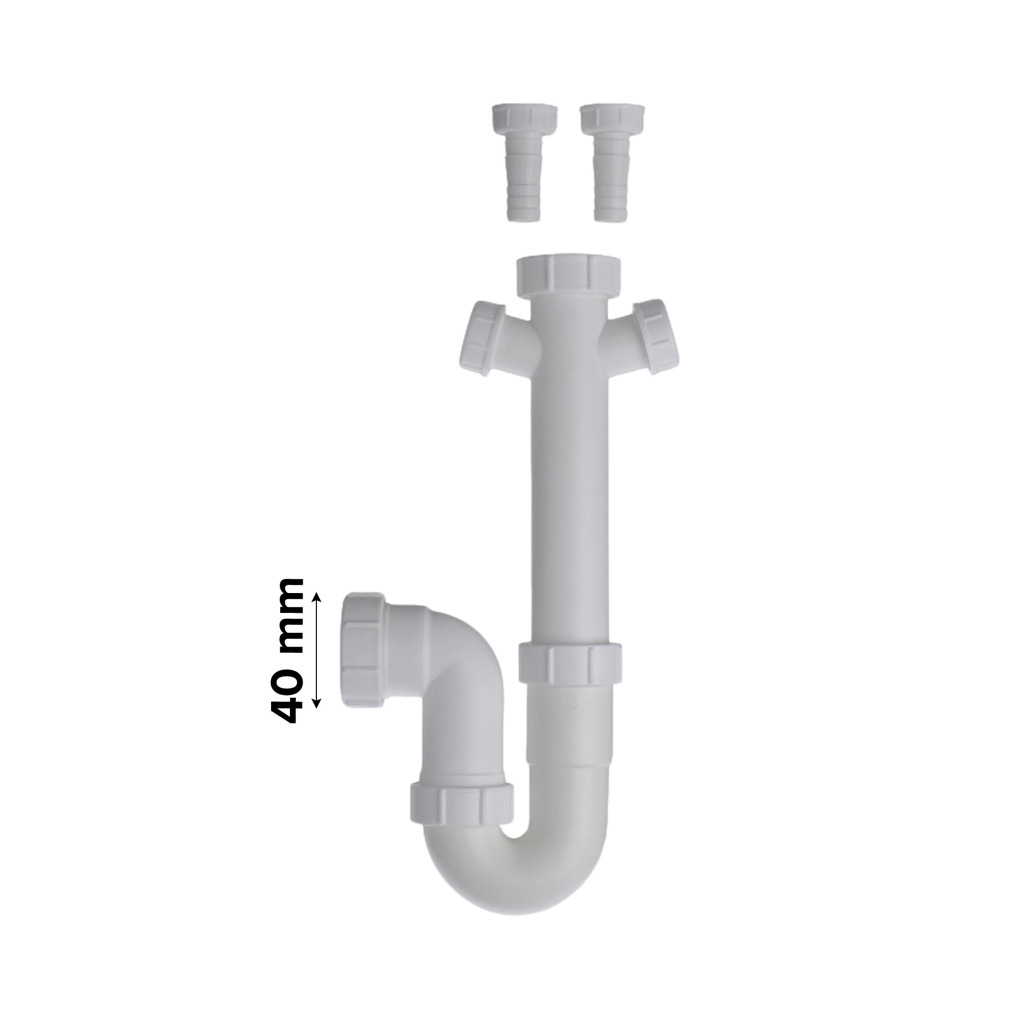 Easi Plumb Double nozzle Appliance Trap (Dia)40mm