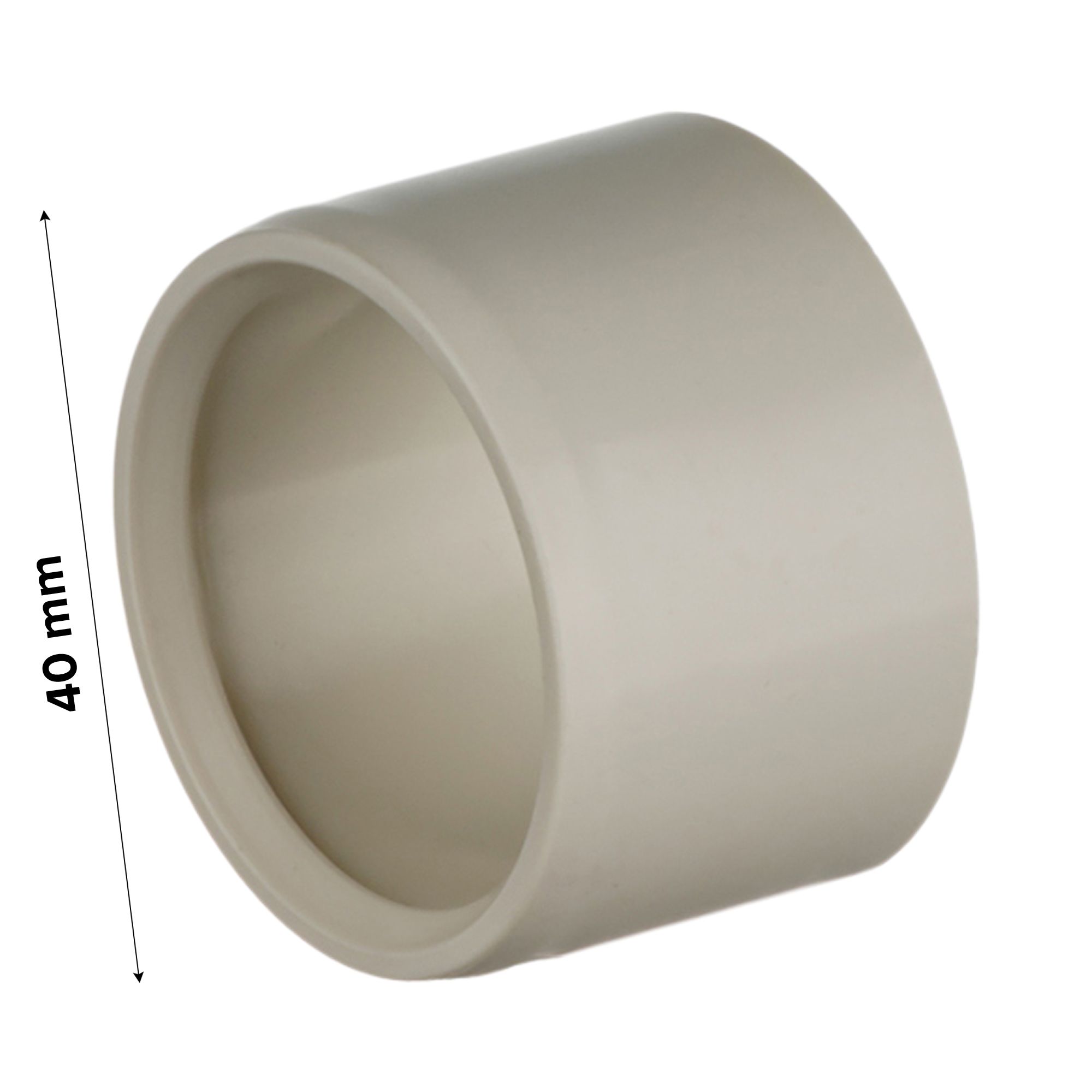 Easi Plumb EP4032W Solvent weld Straight Pipe fitting reducer (Dia)40mm x 32mm