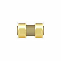 Easi Plumb Plastic PushFit Fittings Push-fit Straight Equal Coupler (Dia)14.7mm 14.7mm