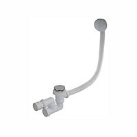 Easi Plumb Plumbing Parts & Accessories Chrome Brass & plastic Rotatable valve Waste & overflow (Dia)38.1mm