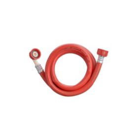 Easi Plumb Red British standard pipe (BSP) Washing machine Hose, (L)15m (Dia)½"