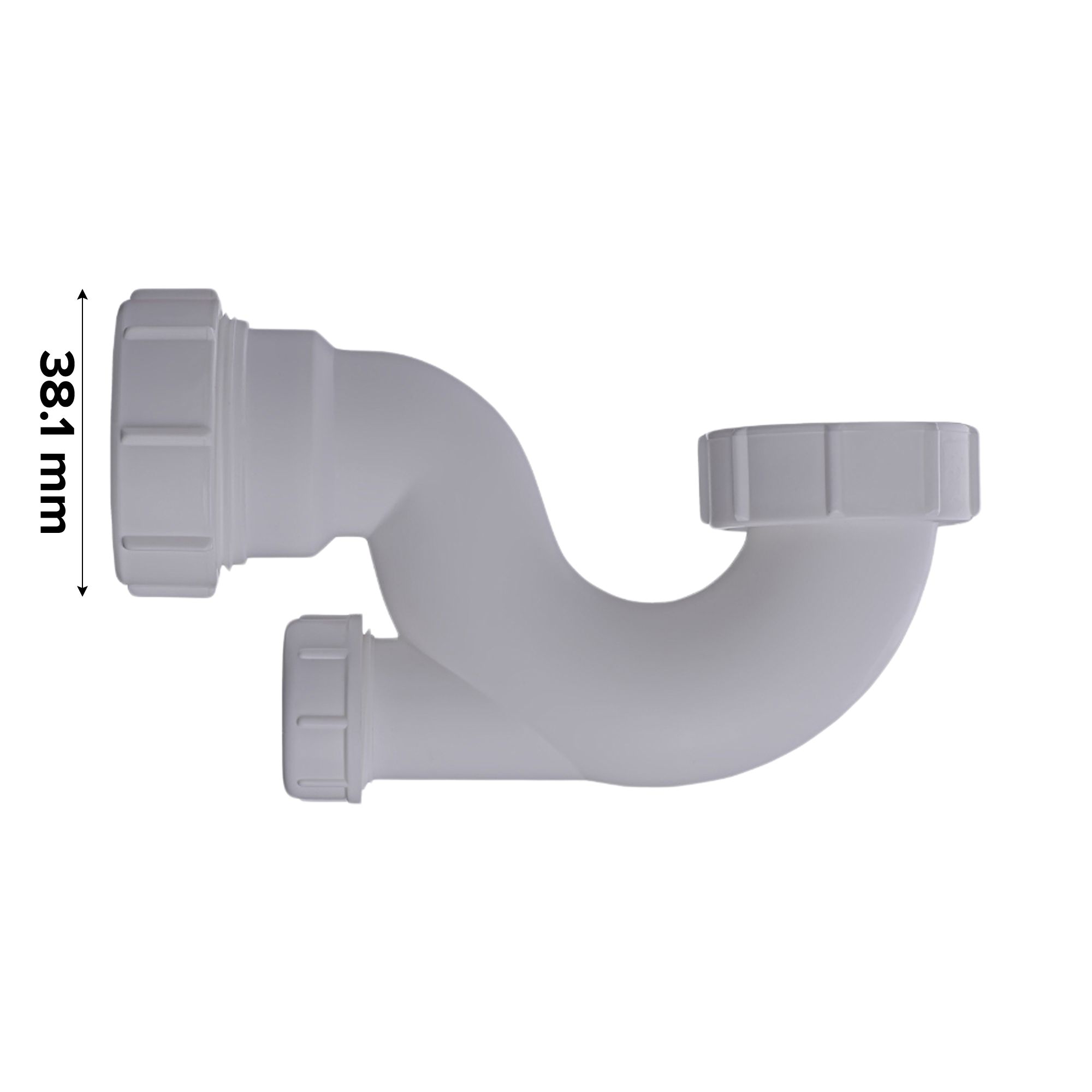 Easi Plumb Round Non-adjustable height Bath Trap 1½"