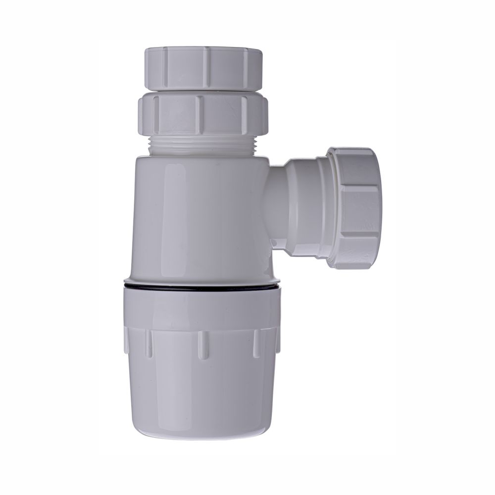 Easi Plumb Round Non-adjustable height Bottle Sink & basin Trap 1¼