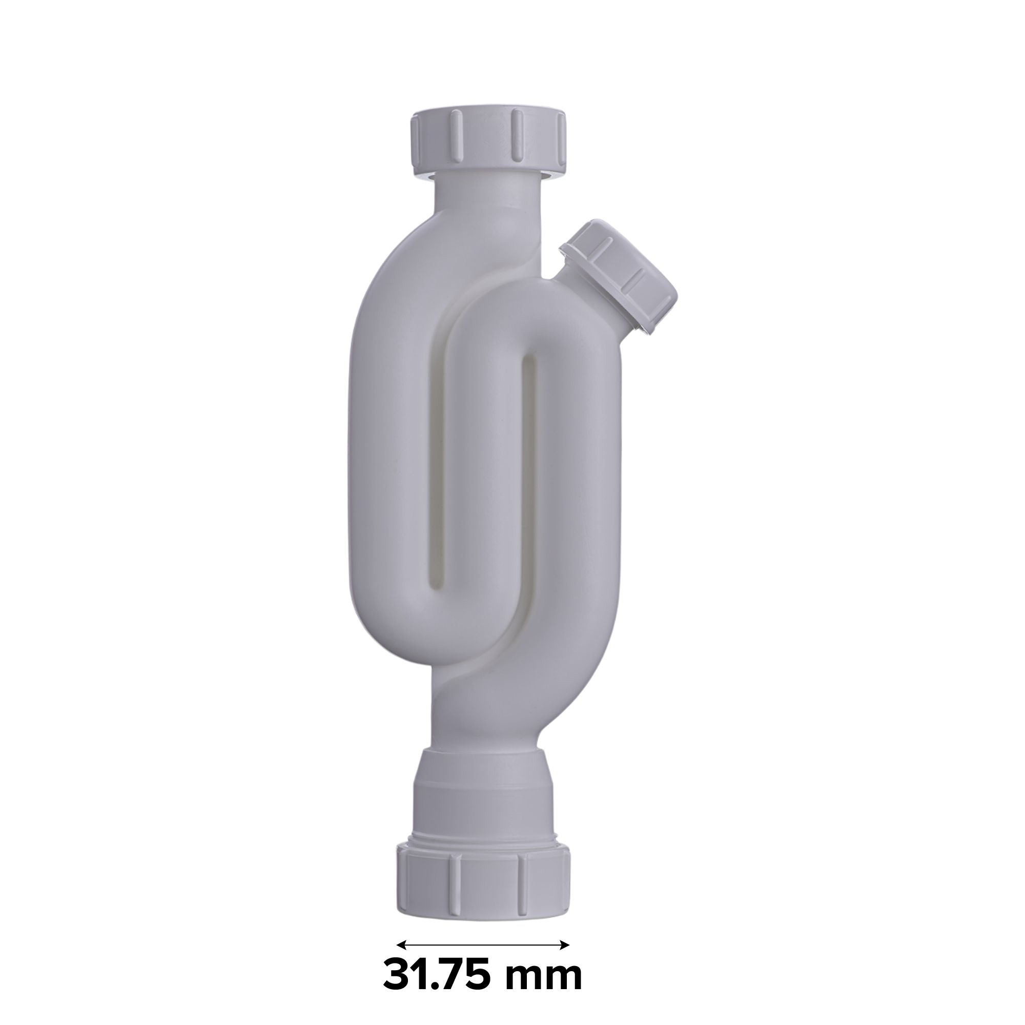 Easi Plumb Round Non-adjustable height Pedestal Sink & basin Trap 1¼"