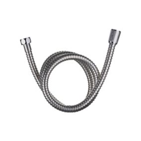 Easi Plumb Shower Fittings Gloss Stainless steel Shower hose, (L)1.75m