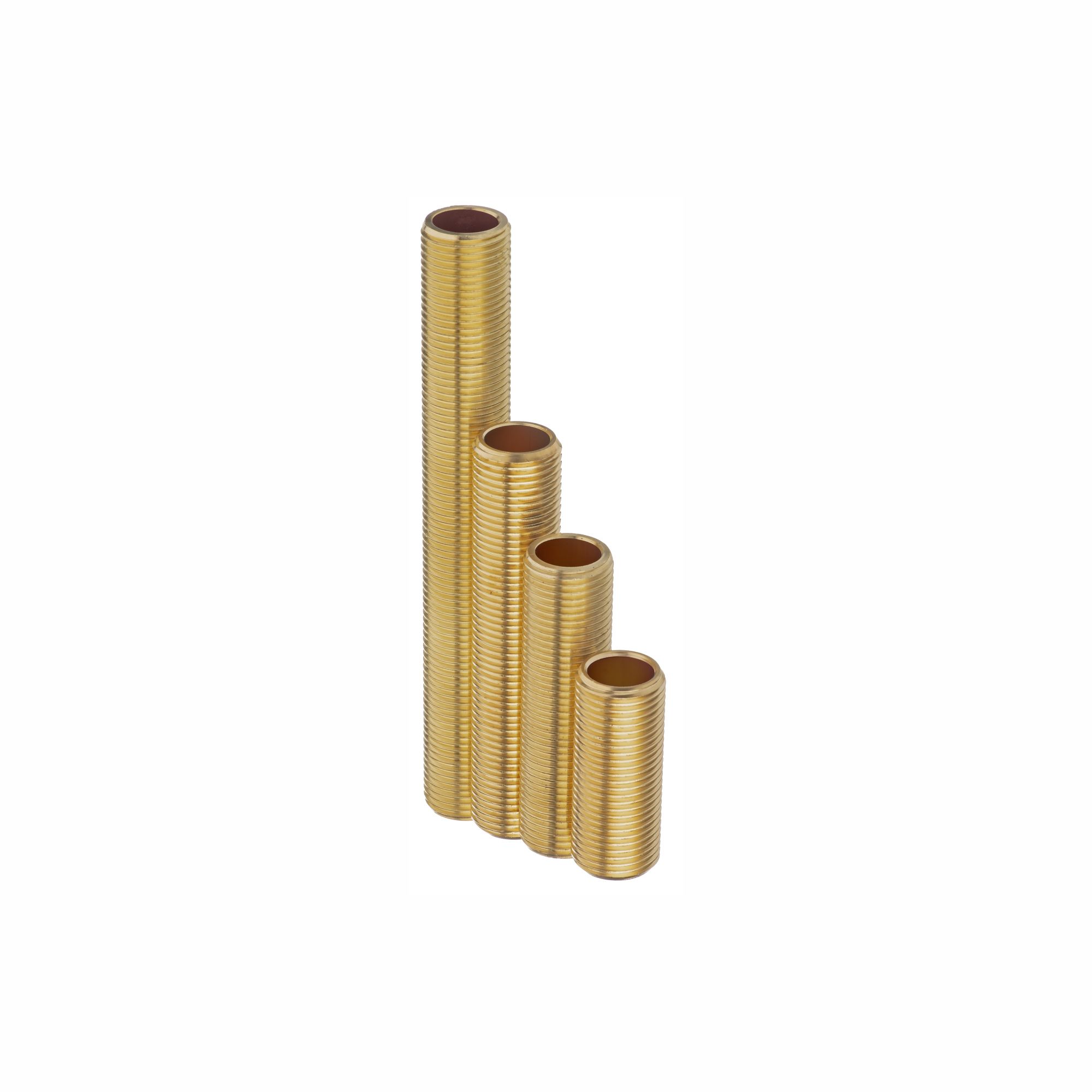 Easi Plumb Straight Gas fitting nipple (Dia)½" x ½"