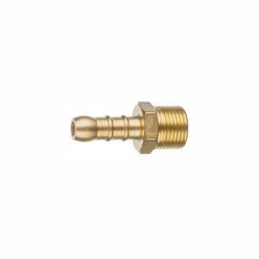 Easi Plumb Threaded Straight Gas hose connector (Dia)9.5mm