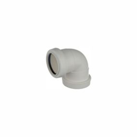 Easi Plumb Waste Pipes Push-fit 90° Equal Knuckle Pipe elbow (Dia)32mm 32mm