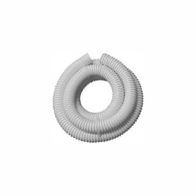 Easi Plumb White Flexible waste pipe (Dia)32mm (L)3m