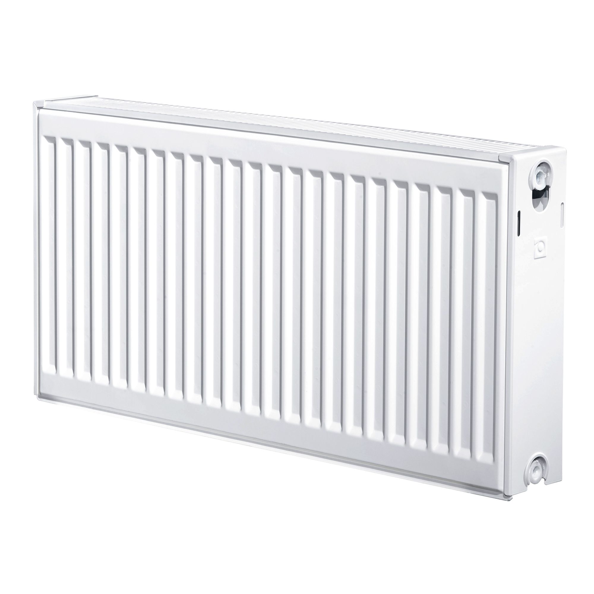 Easi Plumb White Type 22 Double Panel Radiator, (W)900mm x (H)500mm