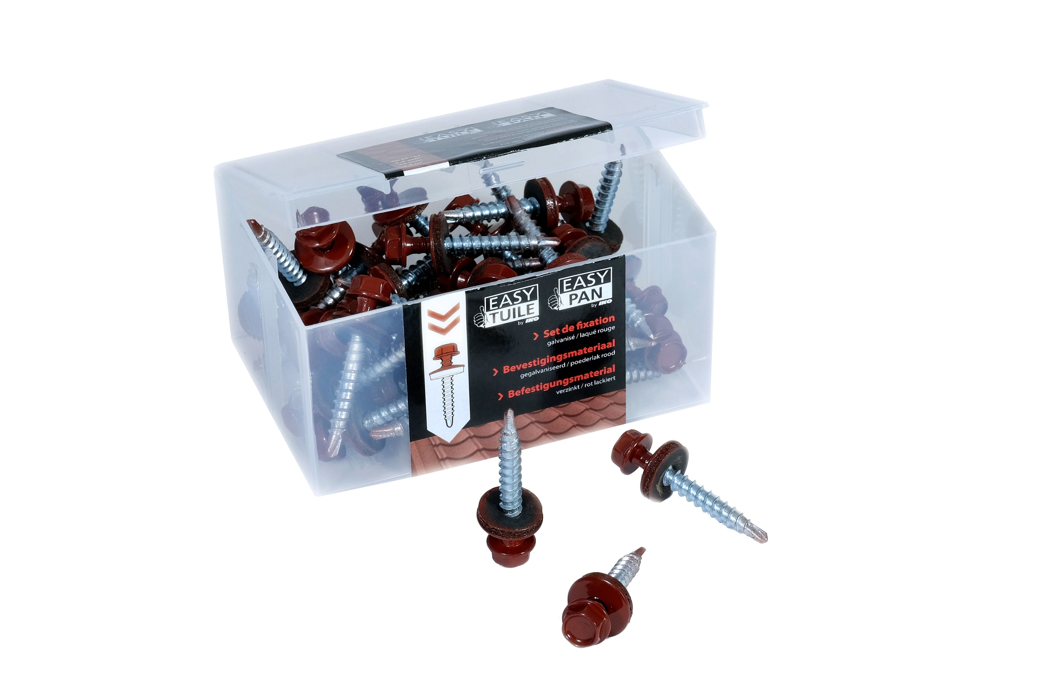 Easy-cover mineral Red Steel Roofing screw (L)35mm, Pack of 40 | DIY at B&Q