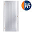 Easy fit Cottage White Adjustable Internal Door & frame set, (H)1988mm-1996mm (W)683mm-695mm