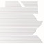 Easycove Fluted profile Polystyrene Coving (W)75mm of 1