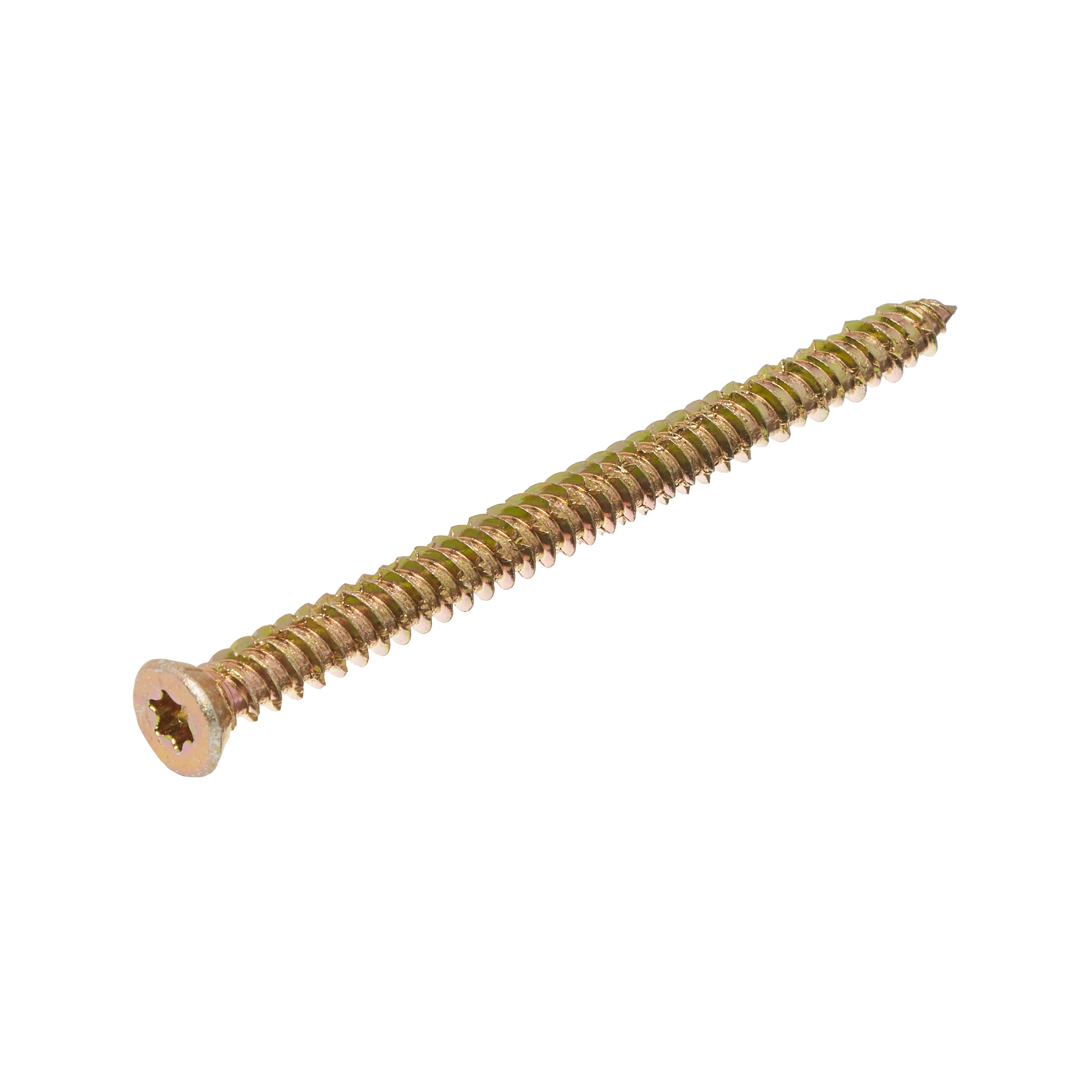 Easydrive TX Countersunk Zinc-plated Steel Screw (Dia)7.5mm (L)100mm, Pack of 100