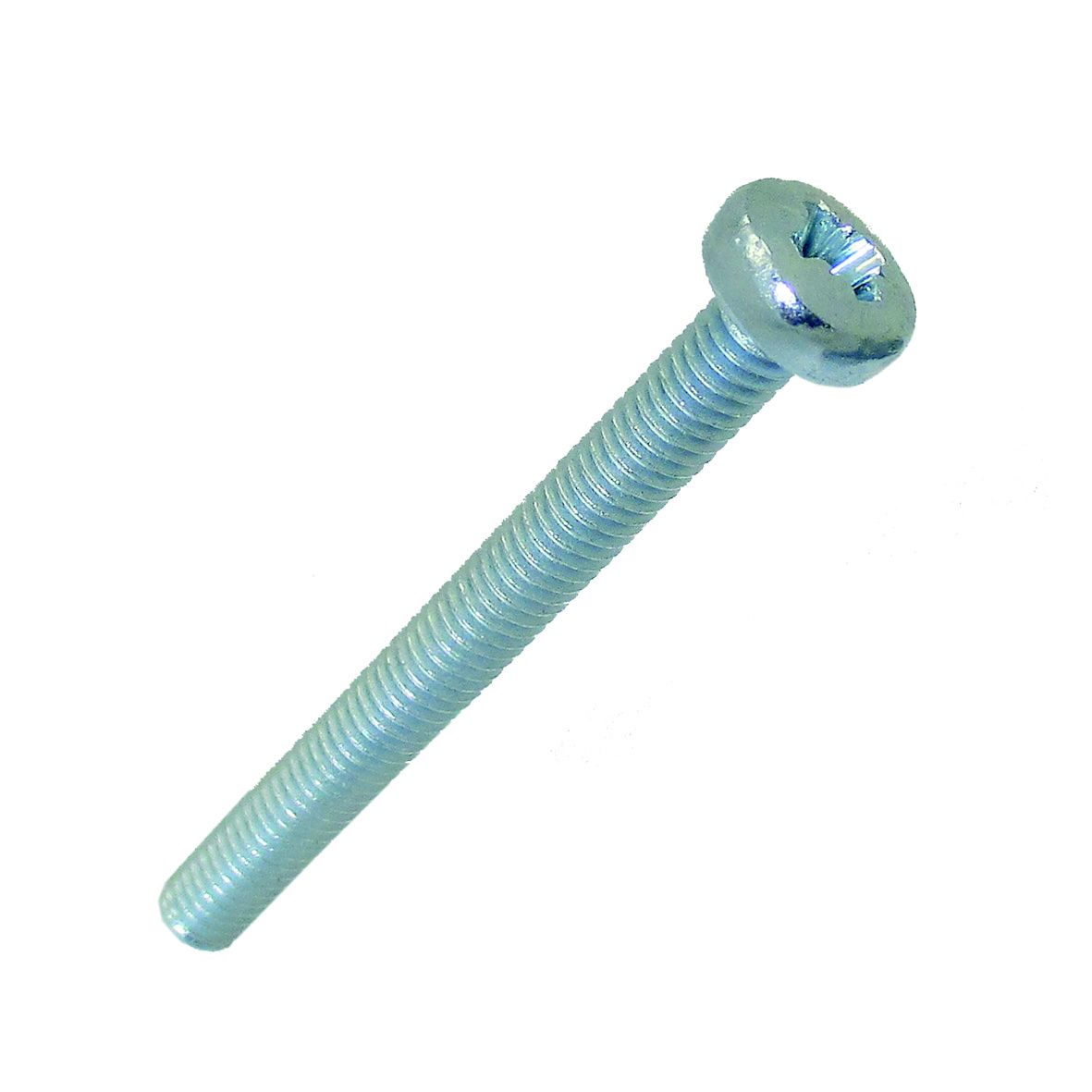 Easyfix M4 PZ Pan head Bright zinc-plated Carbon steel Machine screw (L)40mm, Pack of 25