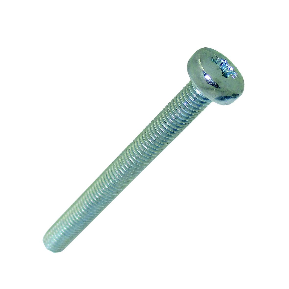 Easyfix M5 PZ Pan head Bright zinc-plated Carbon steel Machine screw (L)50mm, Pack of 25