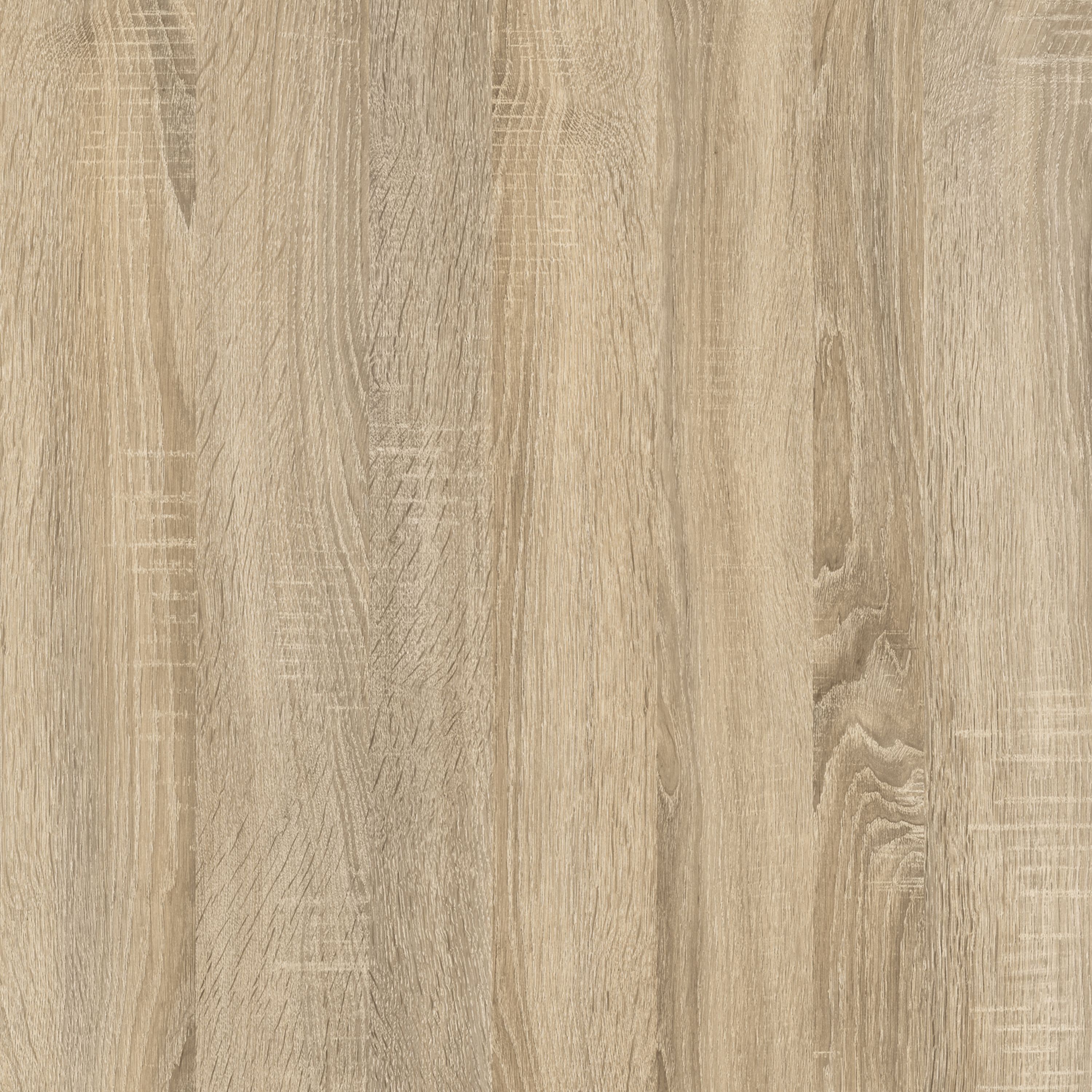 Ebru Matt white oak effect 2 drawer Desk (H)758mm (W)1451mm (D)810mm