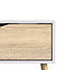 Ebru Matt white oak effect Painted 1 Drawer Coffee table (H)433mm (W)987mm (D)602mm