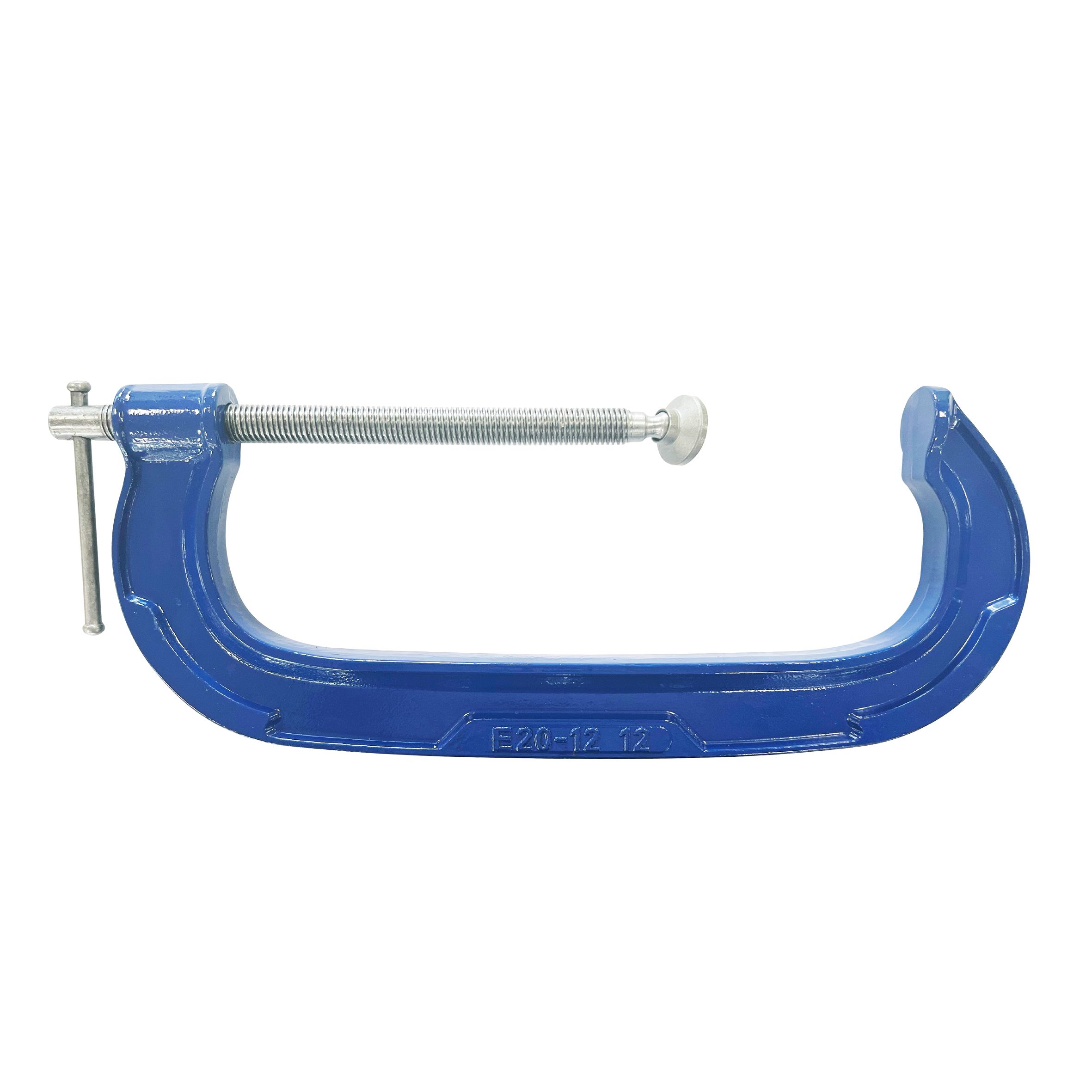 Eclipse Professional Tools 300mm Blue Iron G-clamp - E20-12
