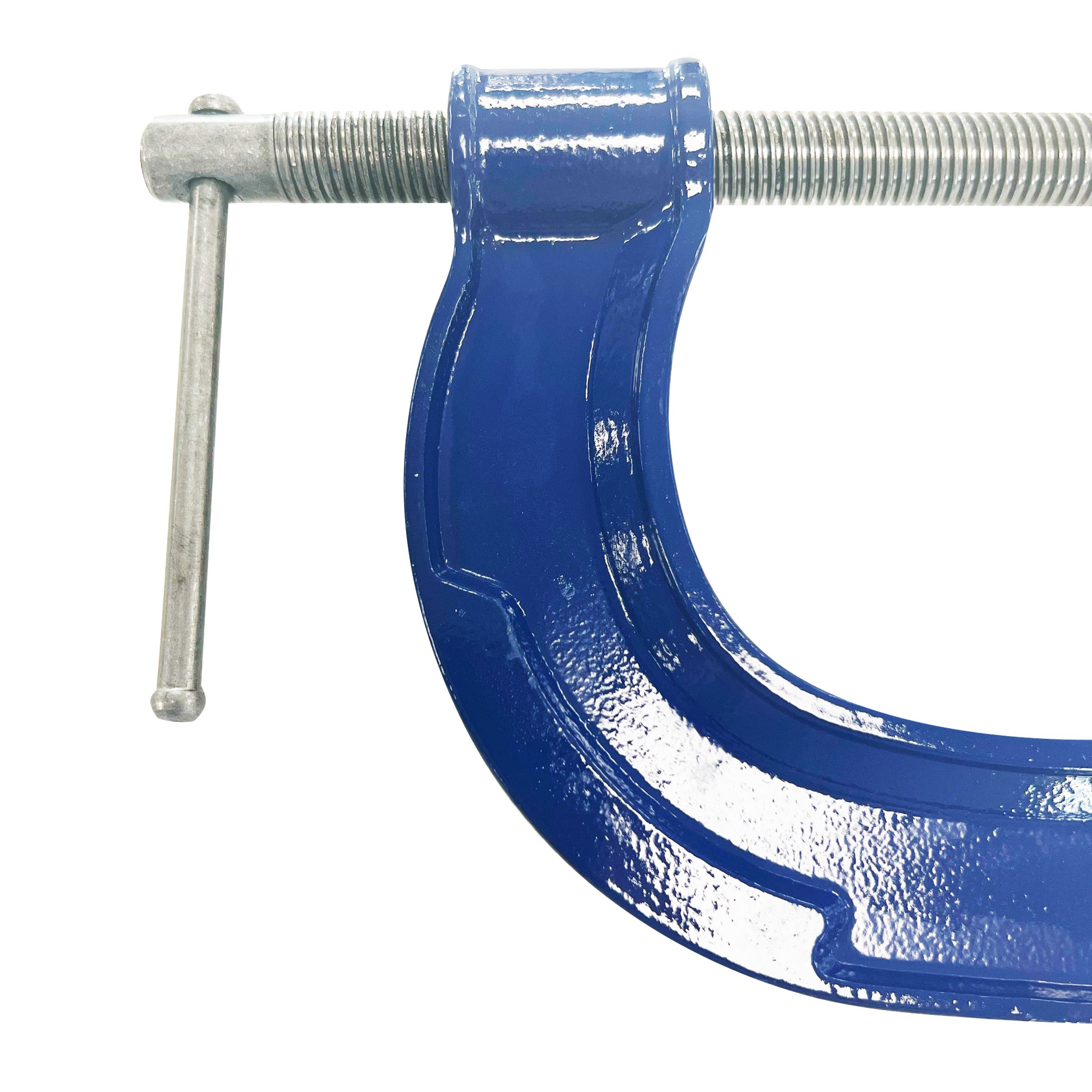 Eclipse Professional Tools 300mm Blue Iron G-clamp - E20-12