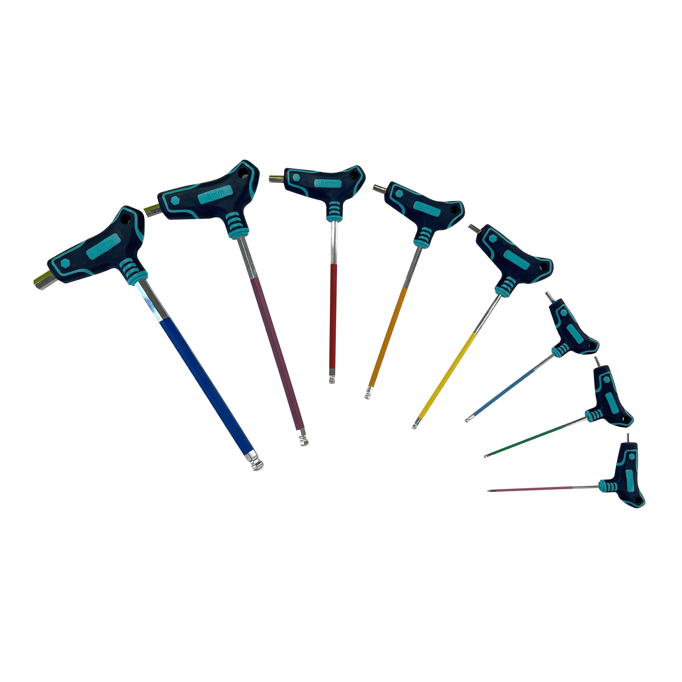 Eclipse Professional Tools Metric Hex key set (8 piece) - ETGHK8PS