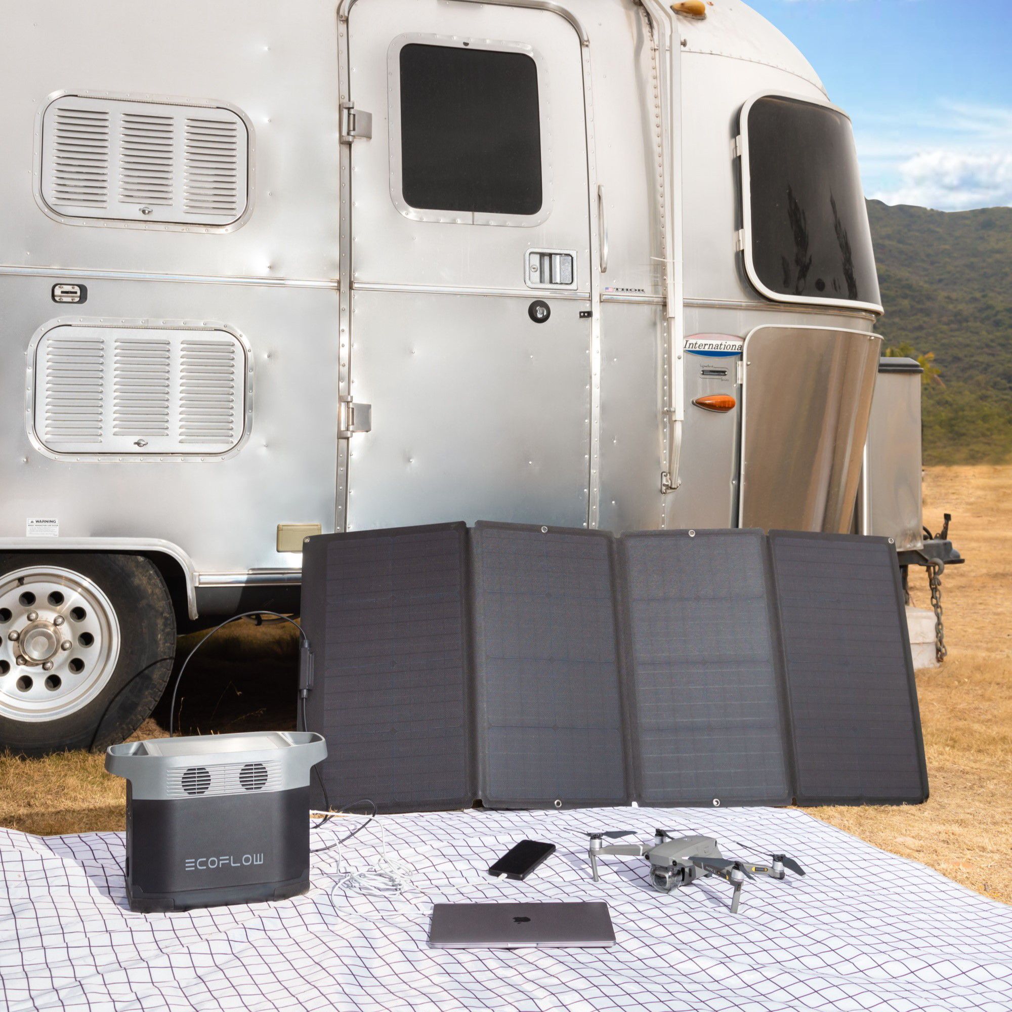 EcoFlow EFSOLAR160W Portable Black Solar panel