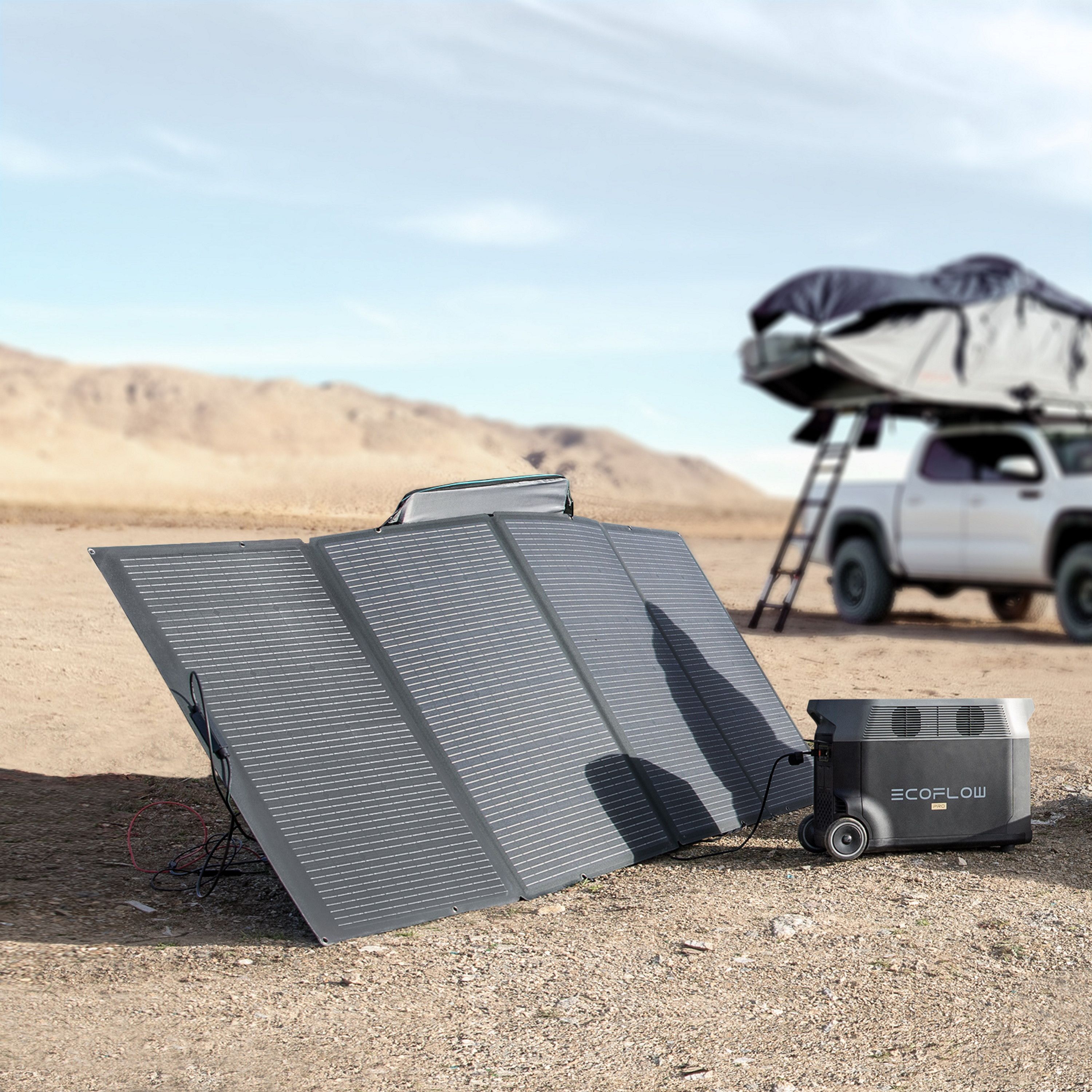EcoFlow SOLAR400W Portable Black Solar panel