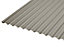 Ecolina Grey & red PVC Corrugated Roofing sheet (L)2m (W)1000mm (T)2mm