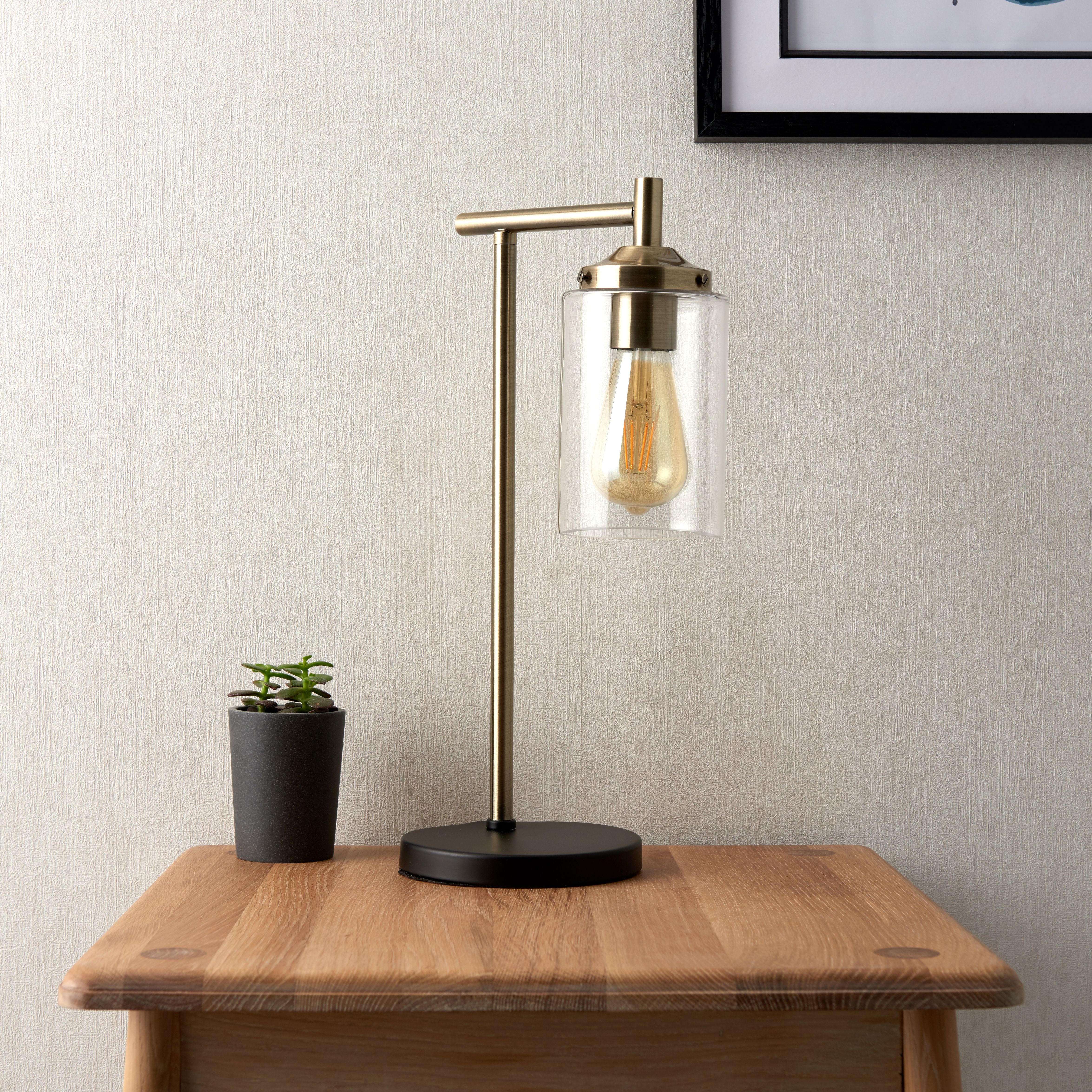 B&q gold deals lamp