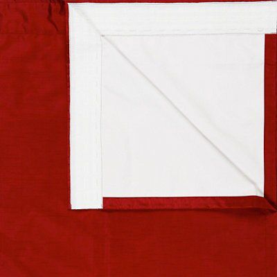 Edlyn Red Plain Blackout Pencil pleat Curtains (W)228cm (L)228cm, Pair