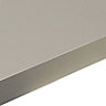 Edurus 38mm Titan Matt Grey Laminate Square edge Kitchen Worktop, (L)2000mm