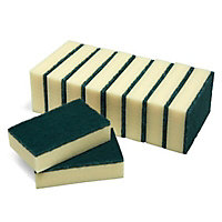 EGL Professional Cotton Sponge scourer, Pack of 10