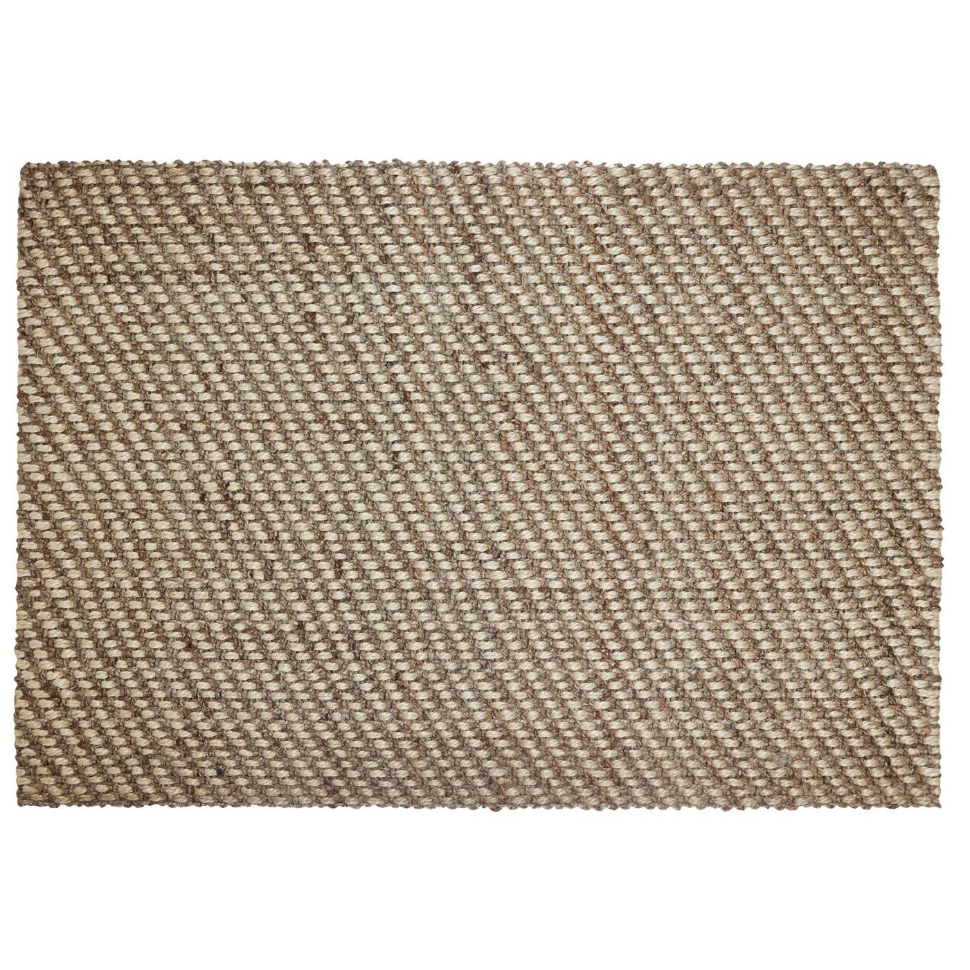 Eila Flatweave Natural Rug 170cmx120cm DIY at B&Q