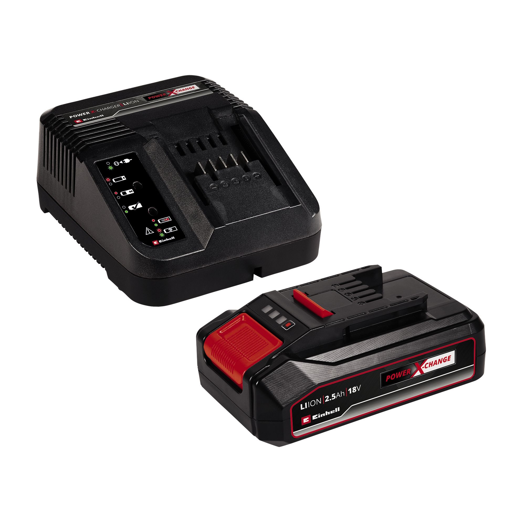 Einhell 18V 1 x 2.5Ah Li-ion Power X-change Battery & charger - PXC 18V 2.5AH Battery & Charger (4512097)