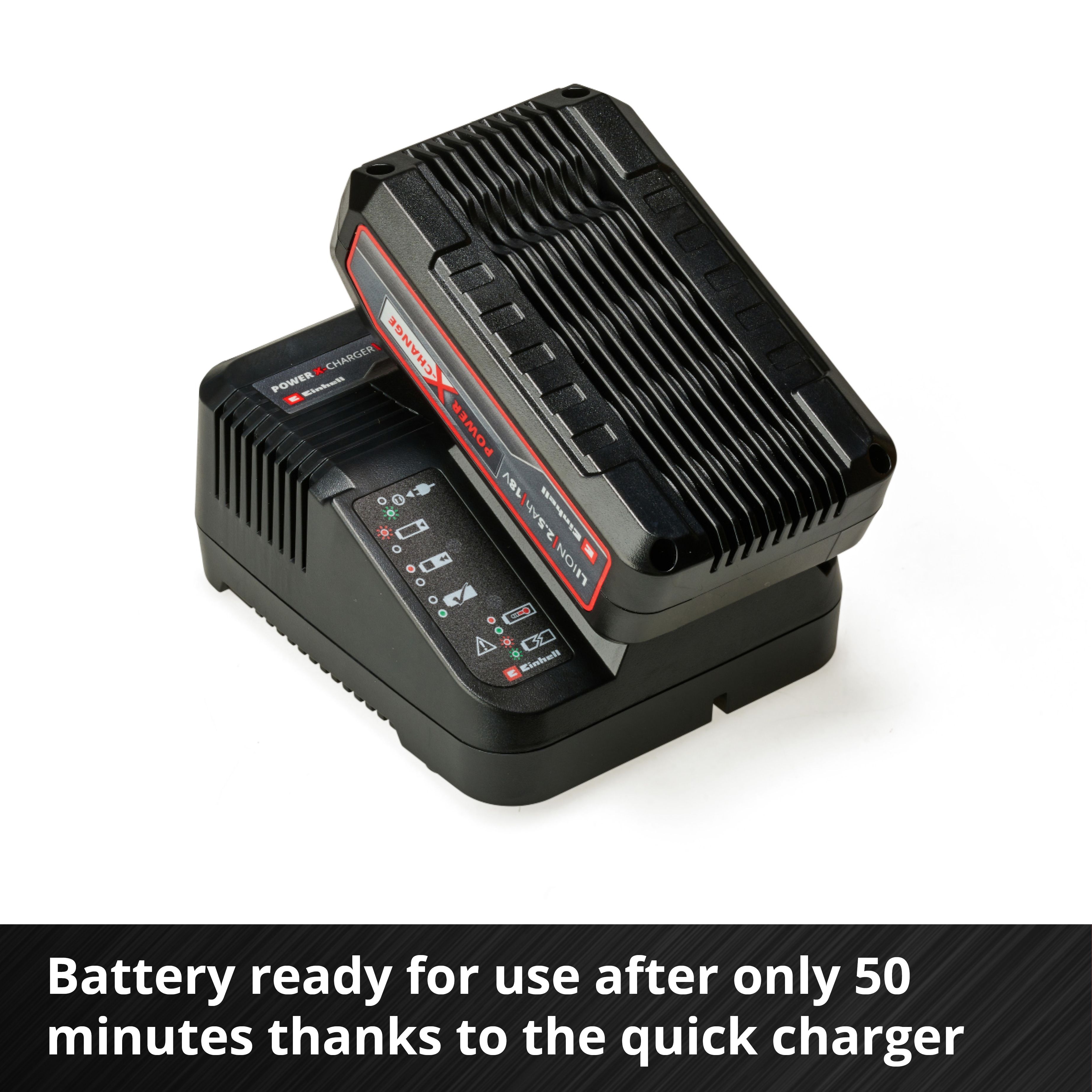 Einhell 18V 1 x 2.5Ah Li-ion Power X-change Battery & charger - PXC 18V 2.5AH Battery & Charger (4512097)