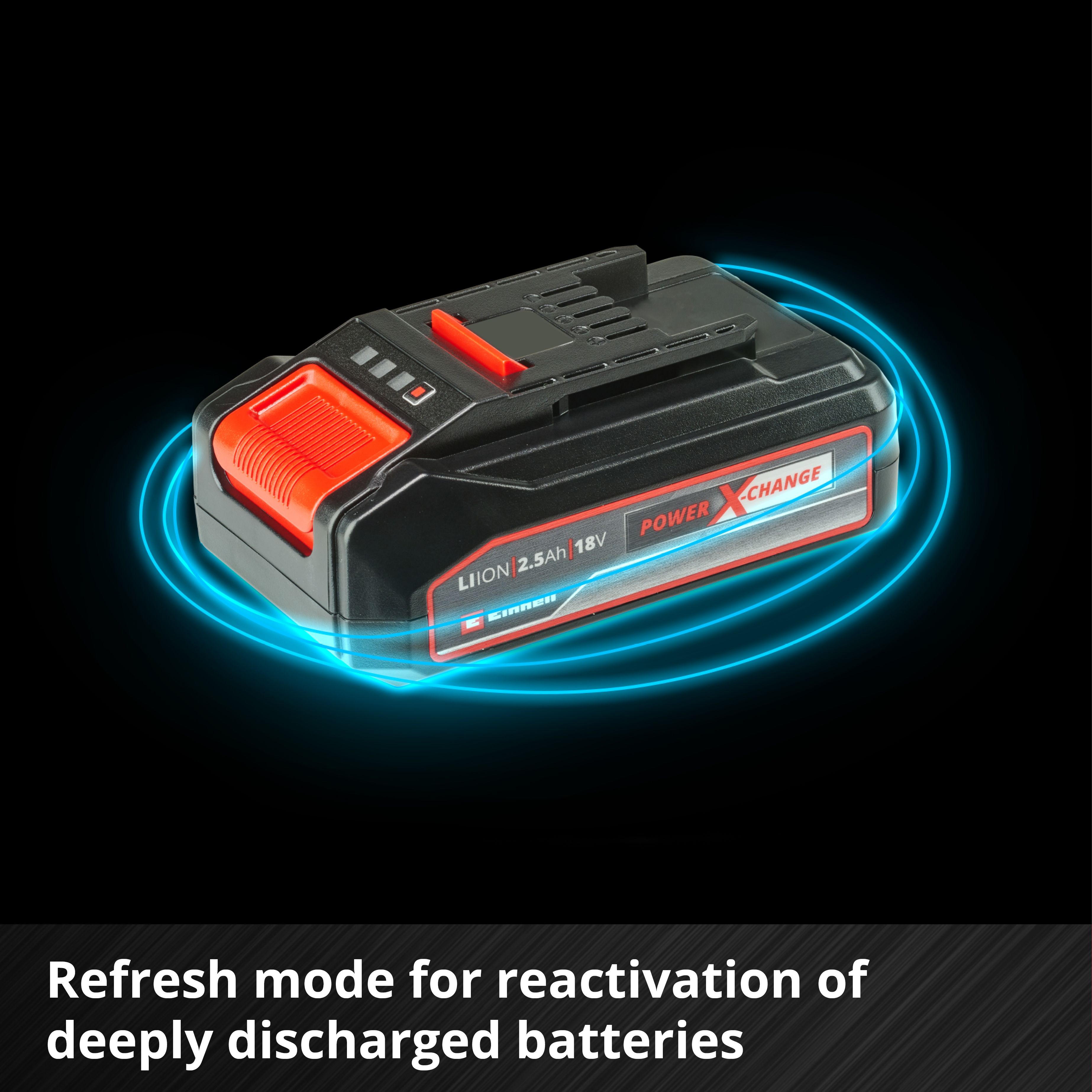 Einhell 18V 1 x 2.5Ah Li-ion Power X-change Battery & charger - PXC 18V 2.5AH Battery & Charger (4512097)