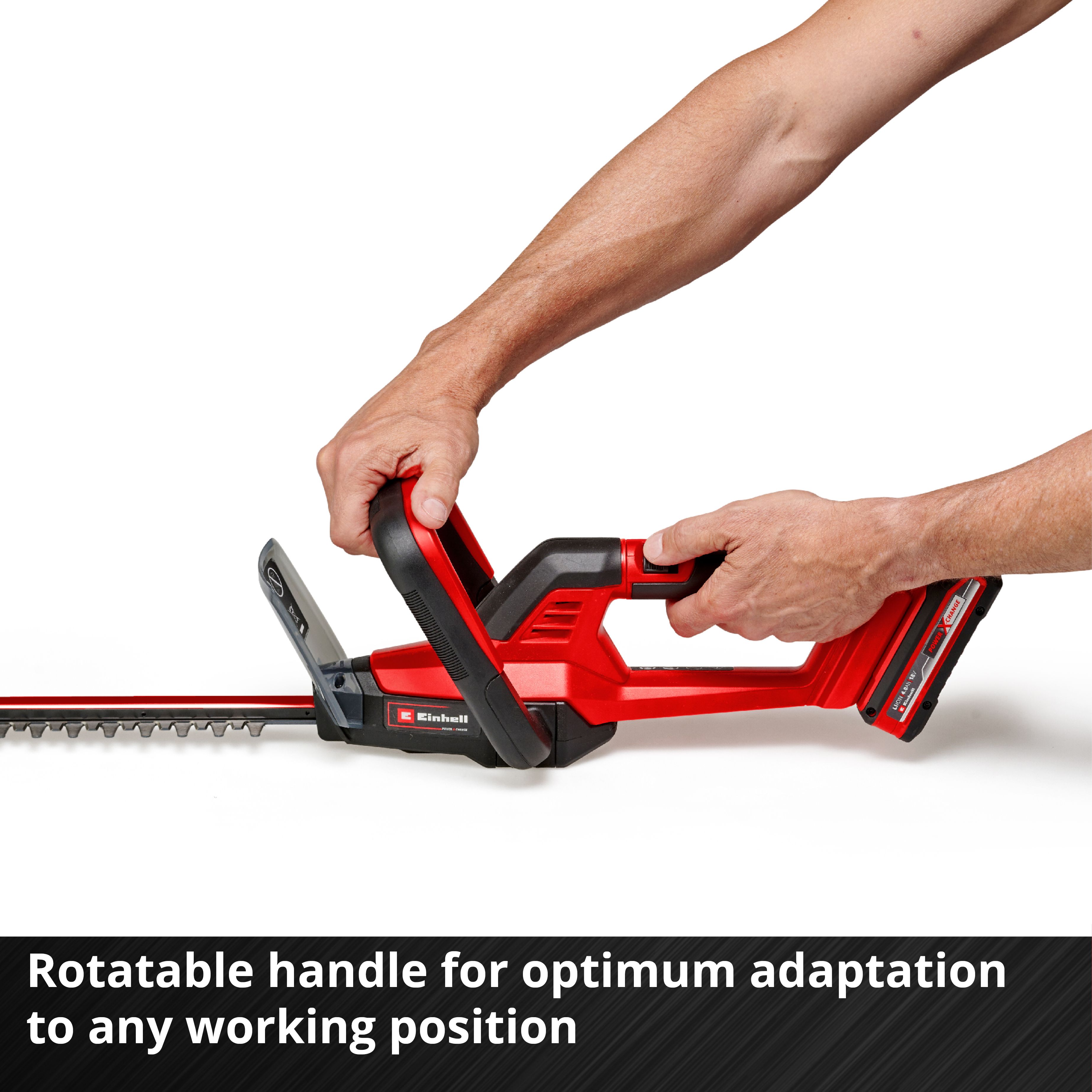 Einhell 18V Cordless 550mm Hedge trimmer (Bare Tool) - GC-CH 18/50 Li-Solo